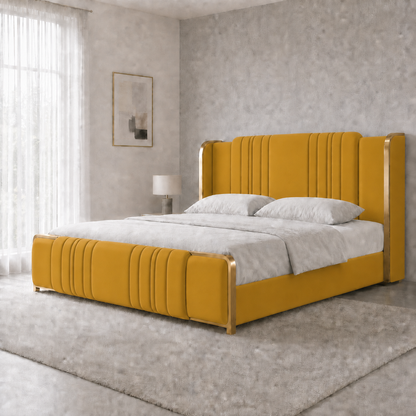 Demi - Bed Yellow lifestyle view