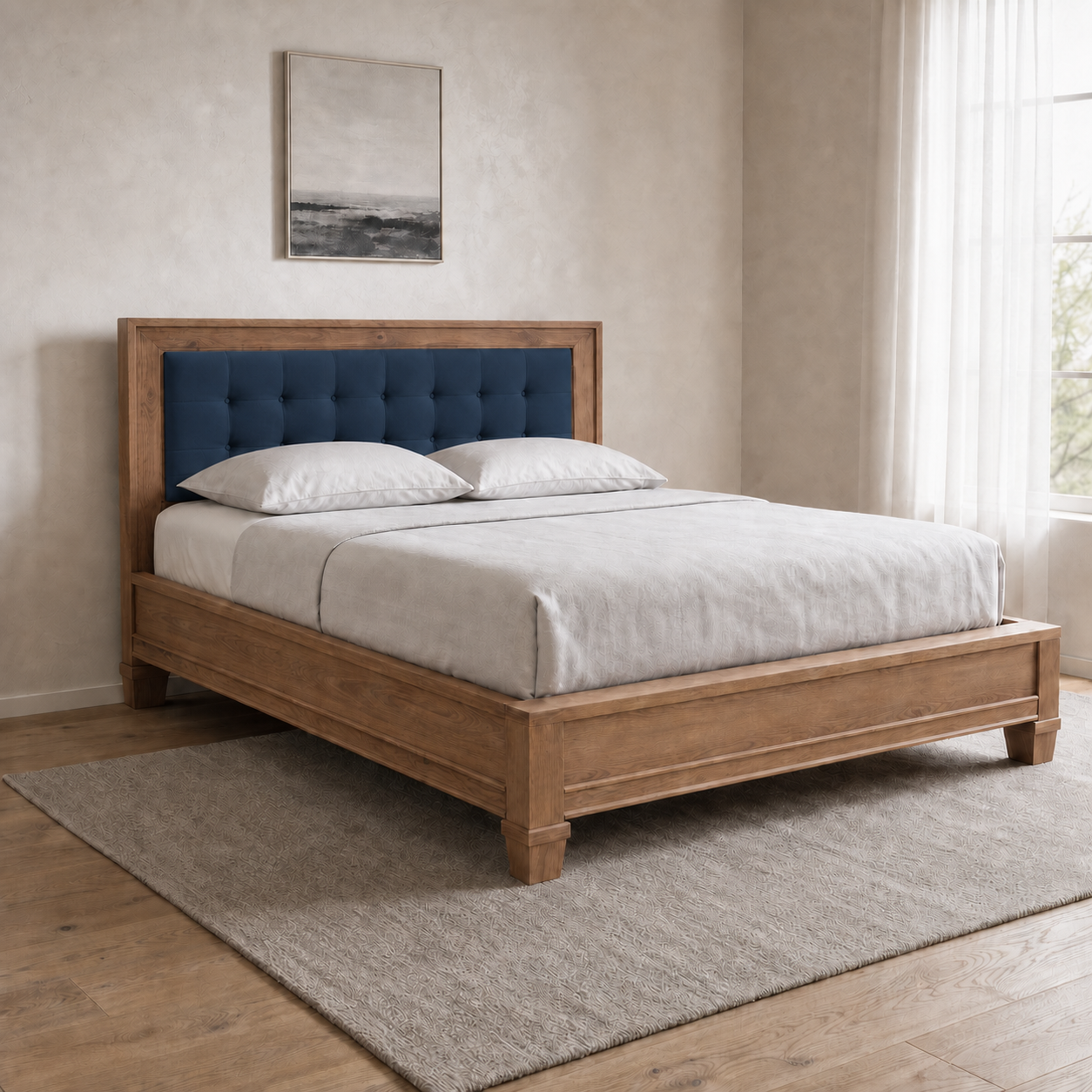 Denna - Bed Blue lifestyle view