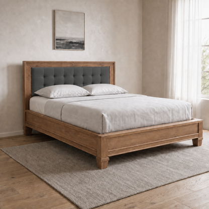Denna - Bed Grey lifestyle view