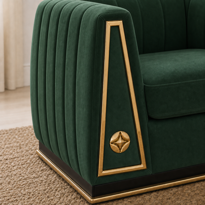 drift-3-2-1-sofa-set 1 seater green 02 detail