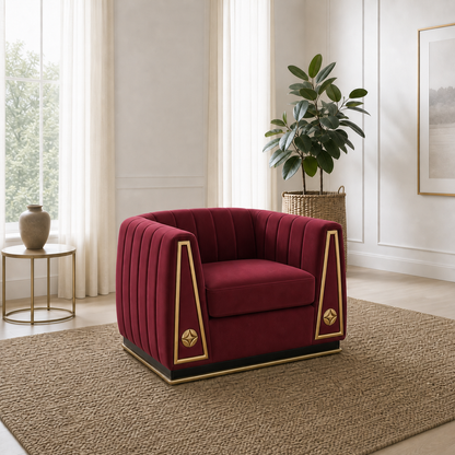 drift-3-2-1-sofa-set 1 seater red wine 01 room