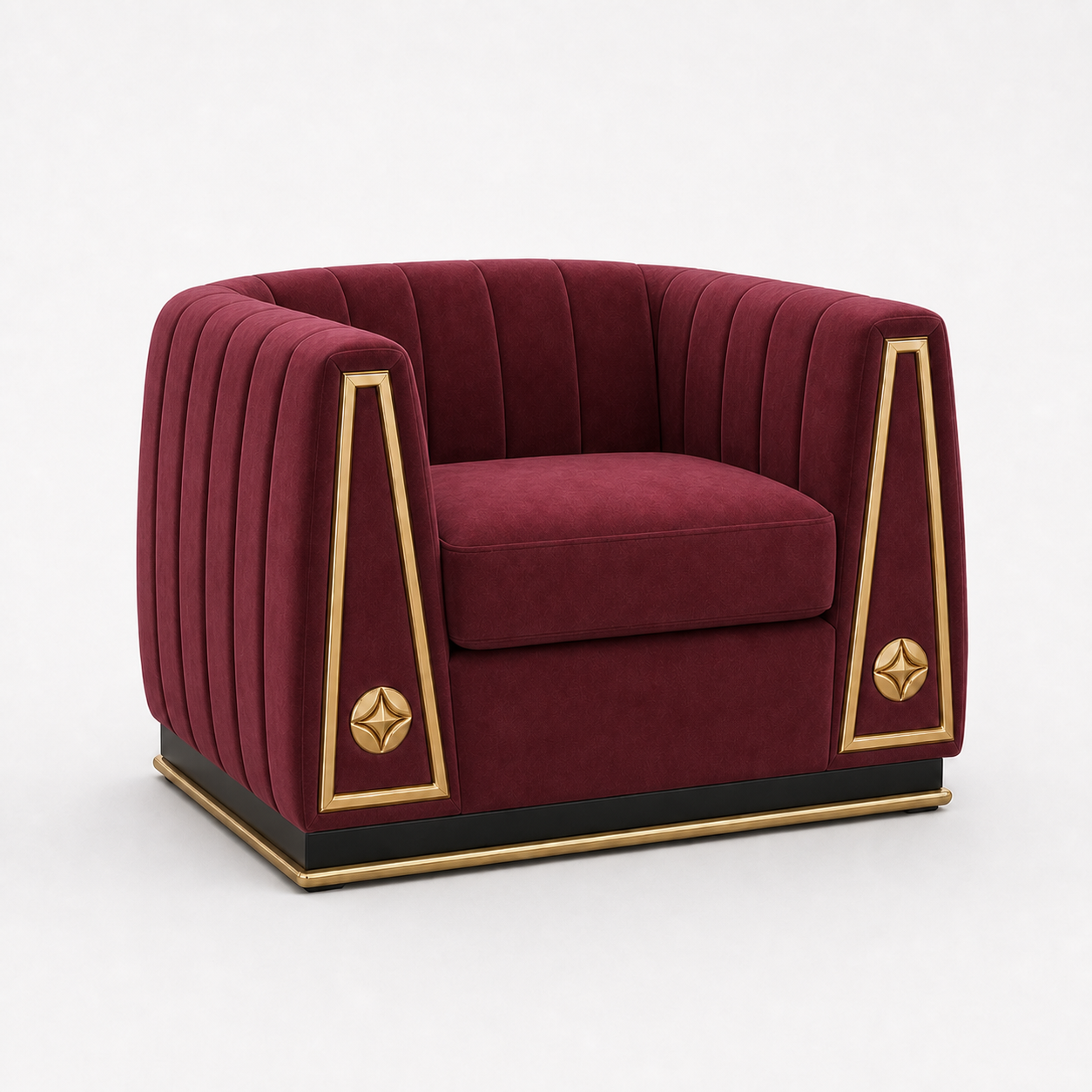 drift-3-2-1-sofa-set 1 seater red wine 03 studio