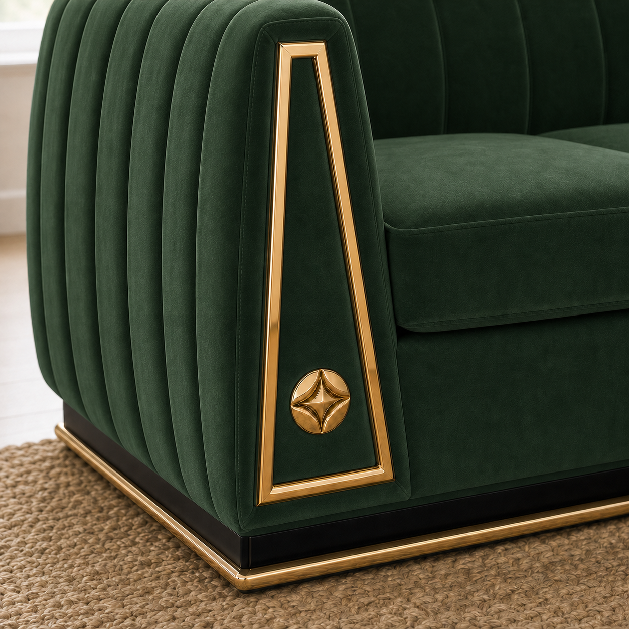 drift-3-2-1-sofa-set 2 seater green 02 detail