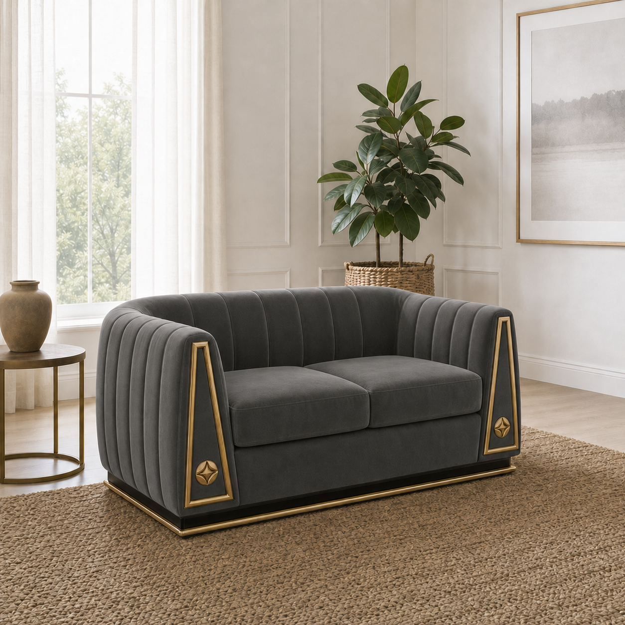 drift-3-2-1-sofa-set 2 seater grey 01 room