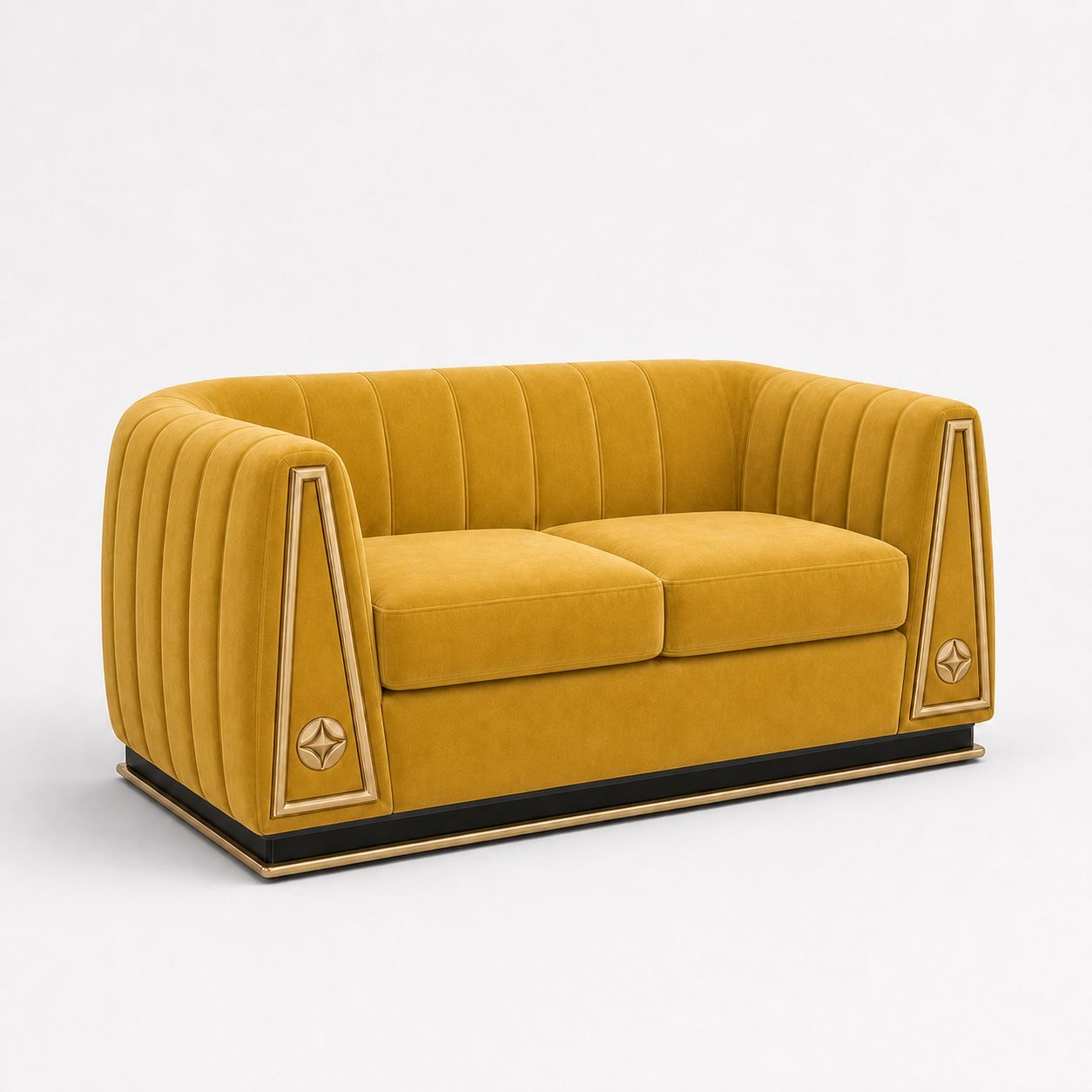 drift-3-2-1-sofa-set 2 seater yellow 03 studio