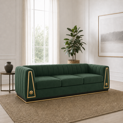 drift-3-2-1-sofa-set 3 seater green 01 room