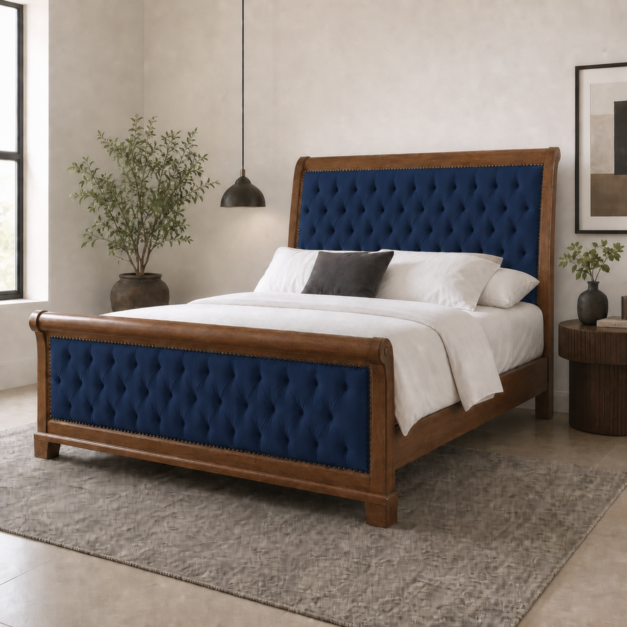 Eamon - Bed Blue lifestyle view