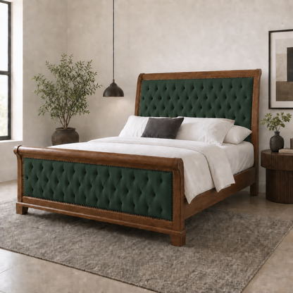 Eamon - Bed Green lifestyle view