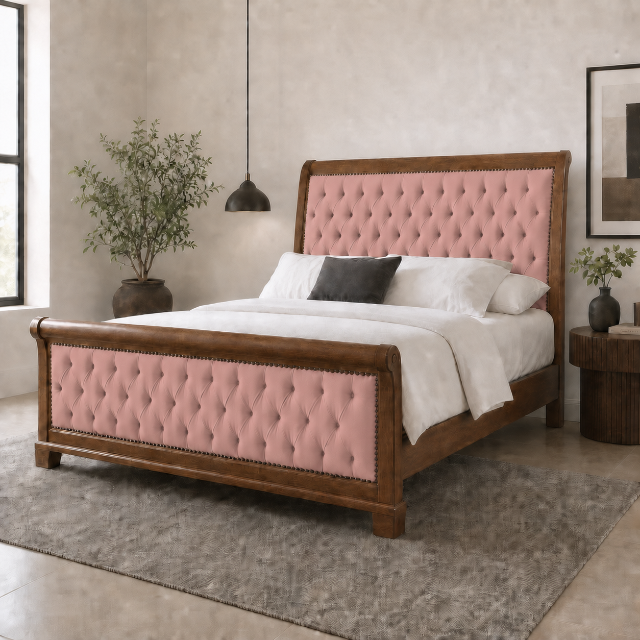 Eamon - Bed Pink lifestyle view
