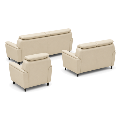 Elan - 3+2+1 Sofa Set, complete 3+2+1 sofa set side studio view