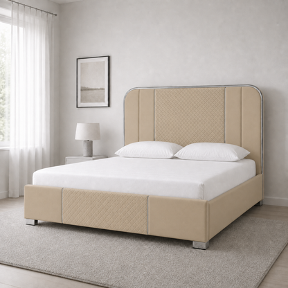 Elow - Bed Beige lifestyle view