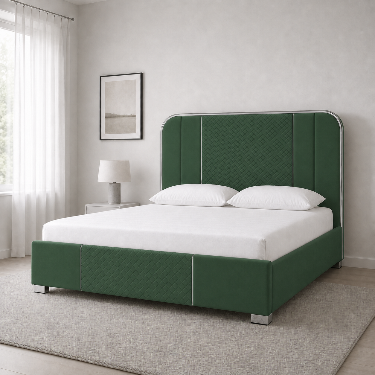 Elow - Bed Green lifestyle view