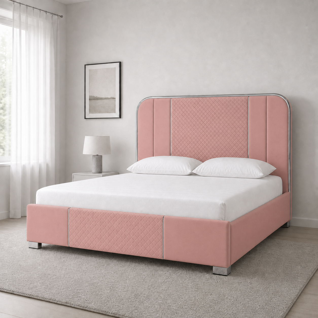 Elow - Bed Pink lifestyle view