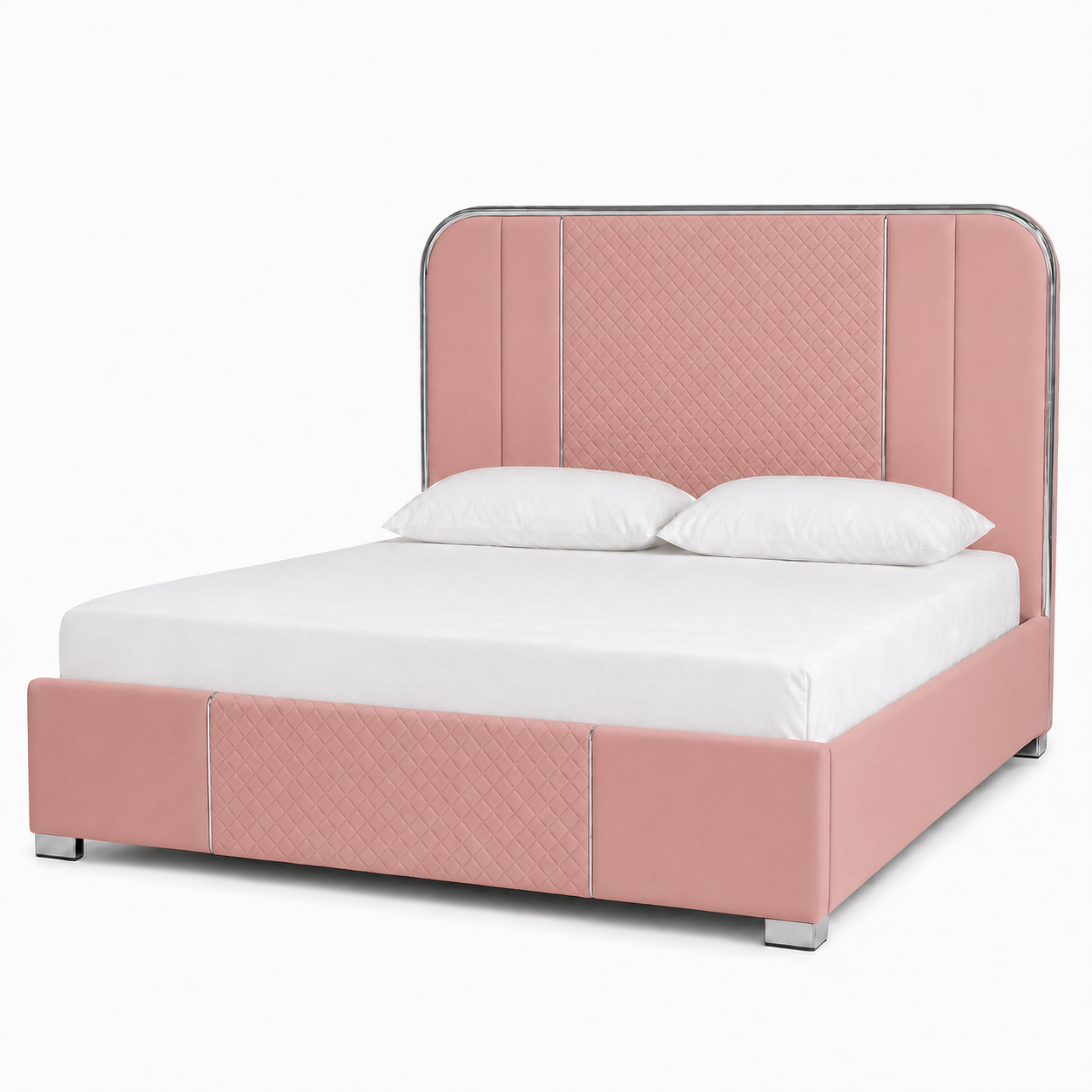 Elow - Bed Pink plain white background view