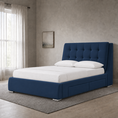 Esme - Bed Blue lifestyle view