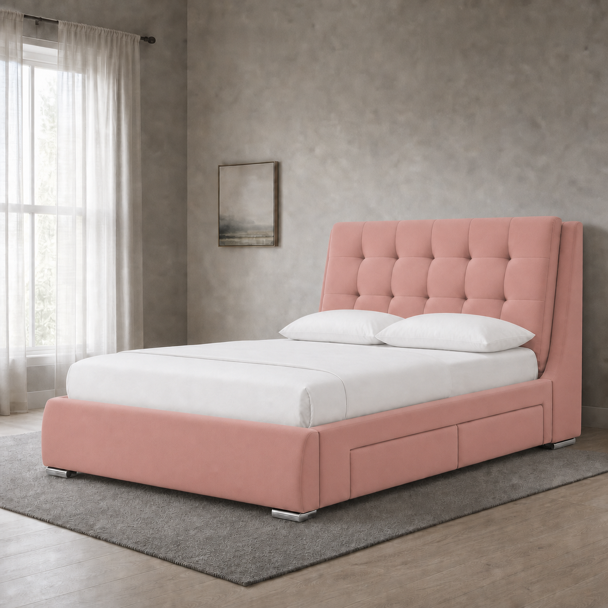 Esme - Bed Pink lifestyle view