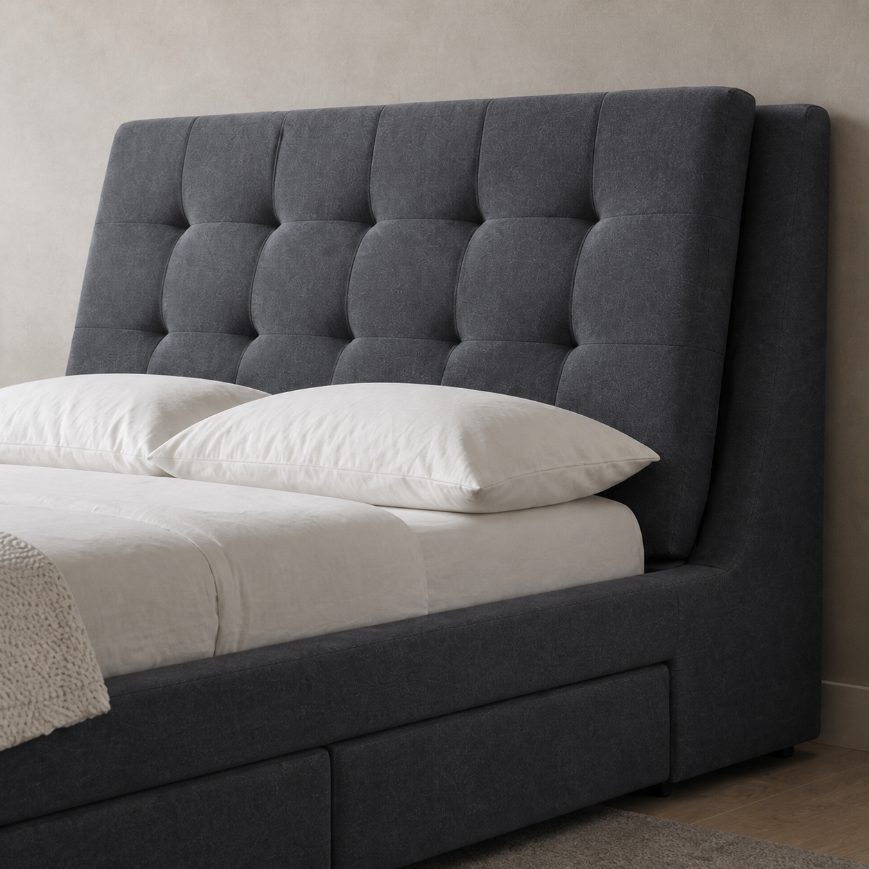 Esme - Bed, source-confirmed construction detail