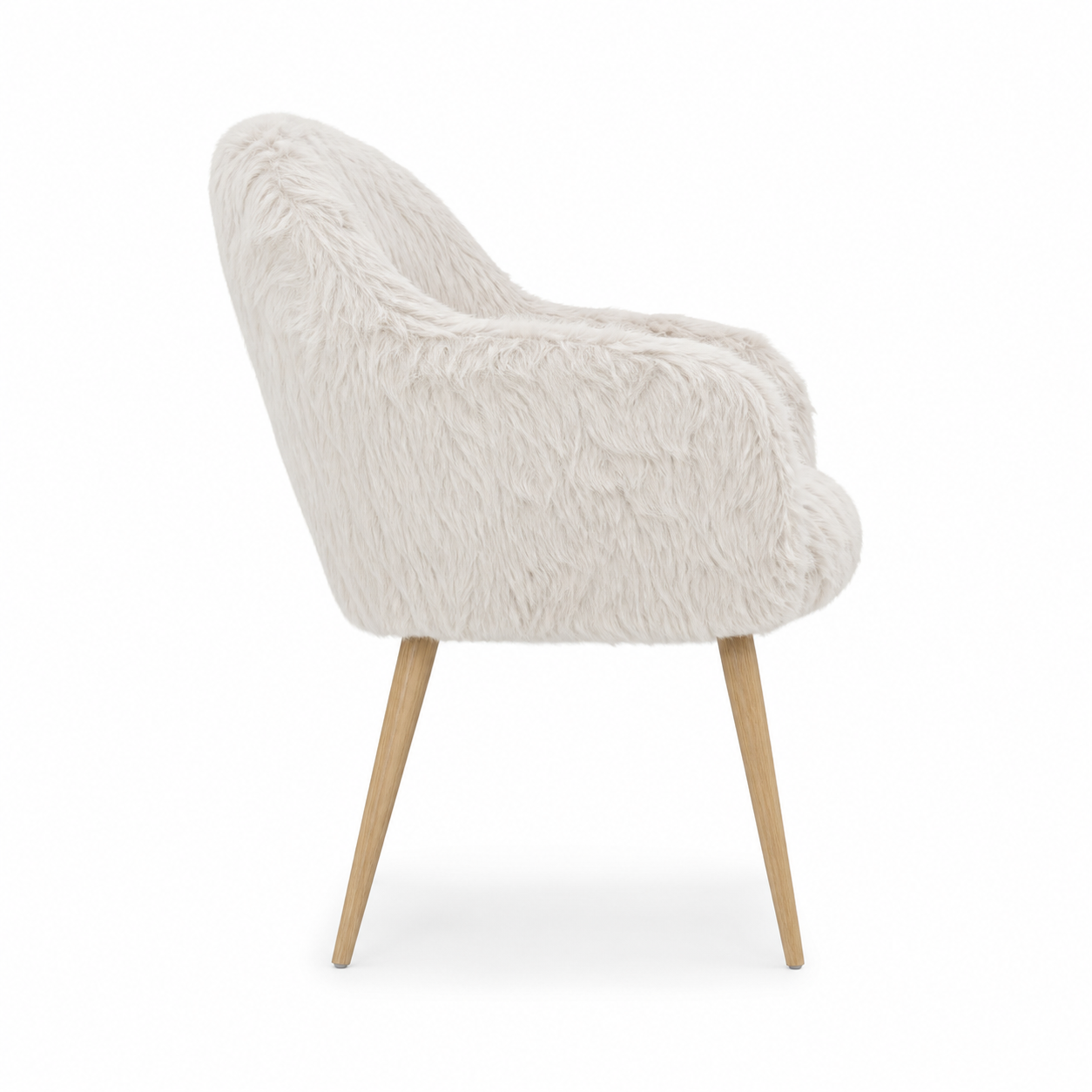 Evie - Chair, side-profile studio view