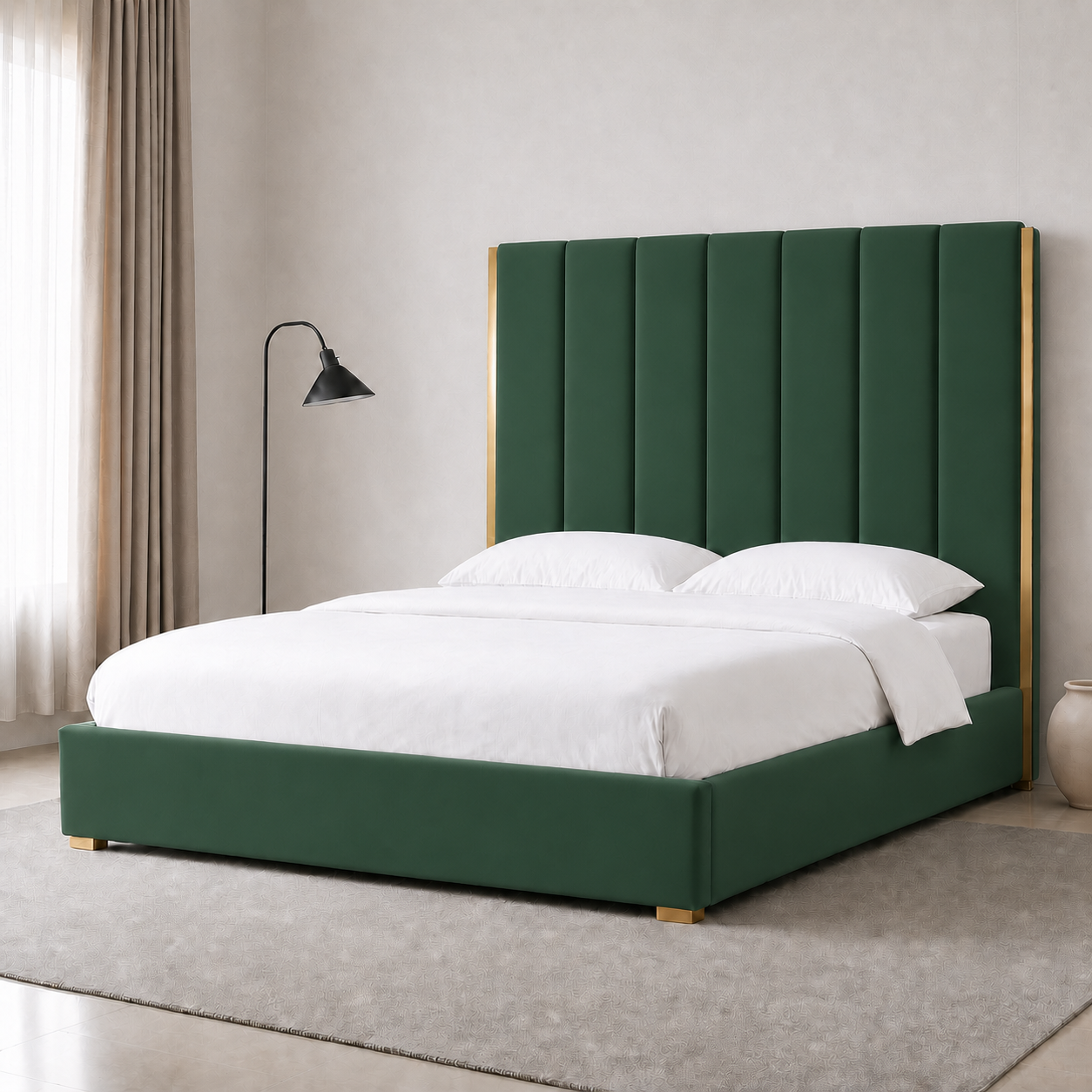 Ezra - Bed Green lifestyle view