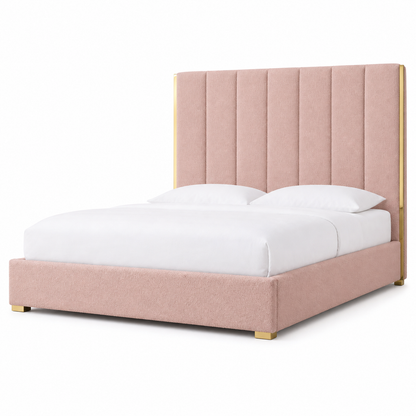 Ezra - Bed Pink plain white background view