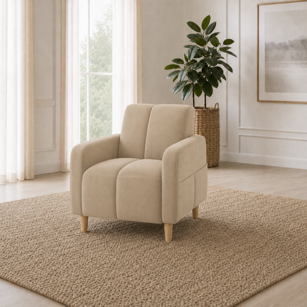 fable-3-2-1-sofa-set 1 seater beige 01 room