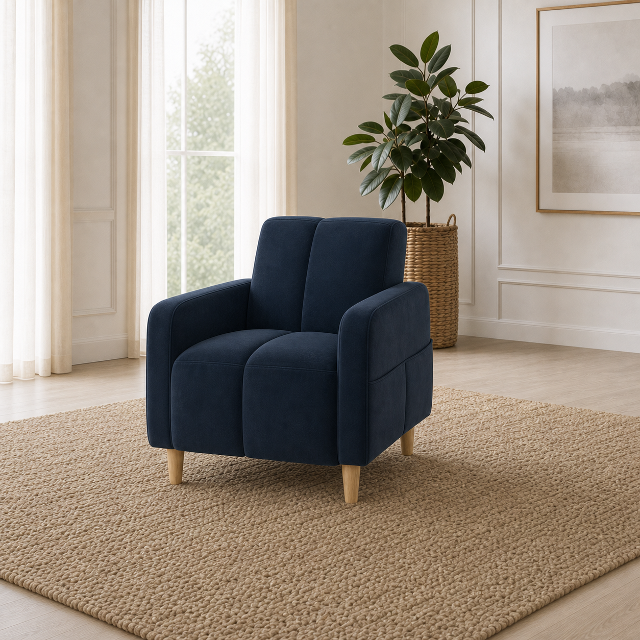 fable-3-2-1-sofa-set 1 seater blue 01 room