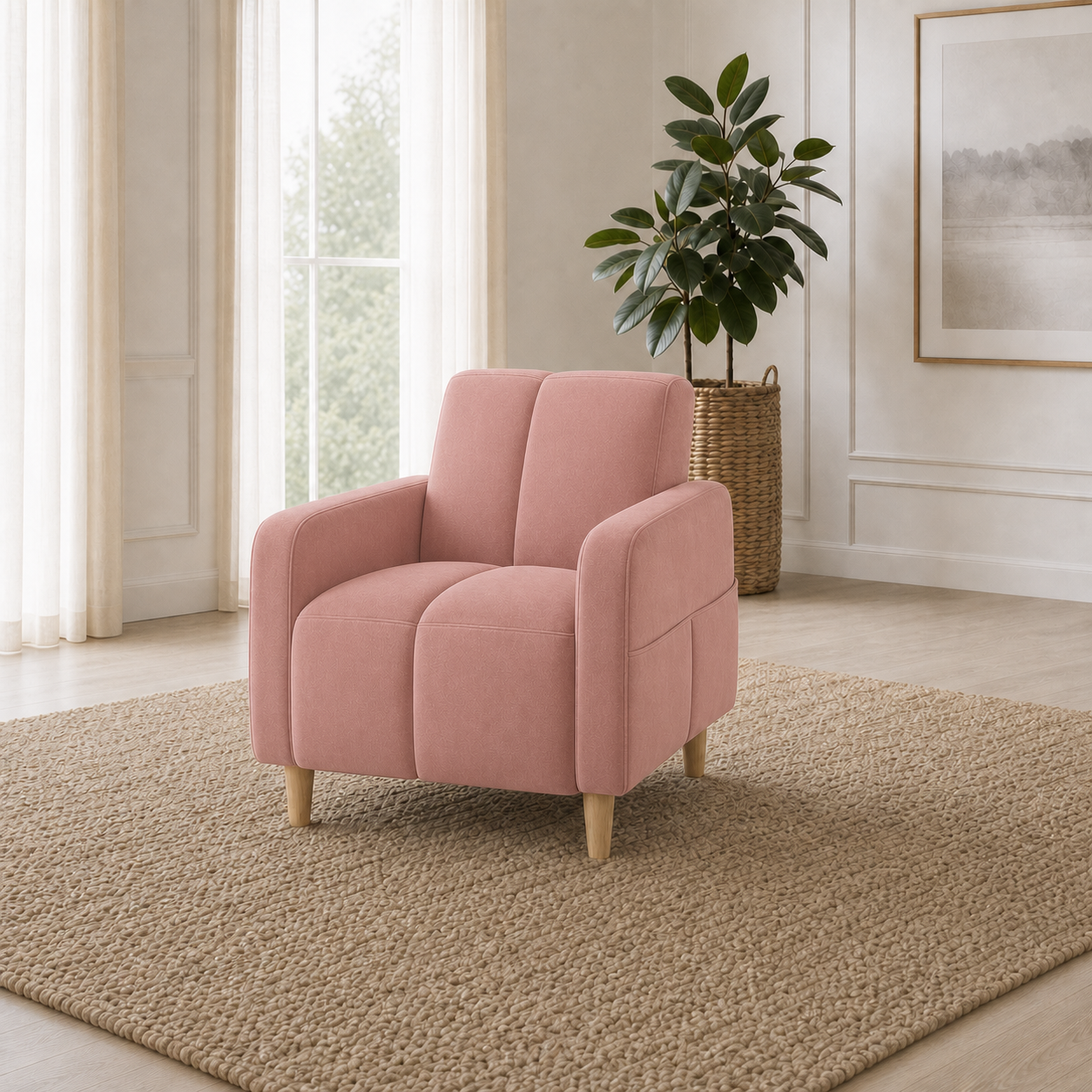 fable-3-2-1-sofa-set 1 seater pink 01 room