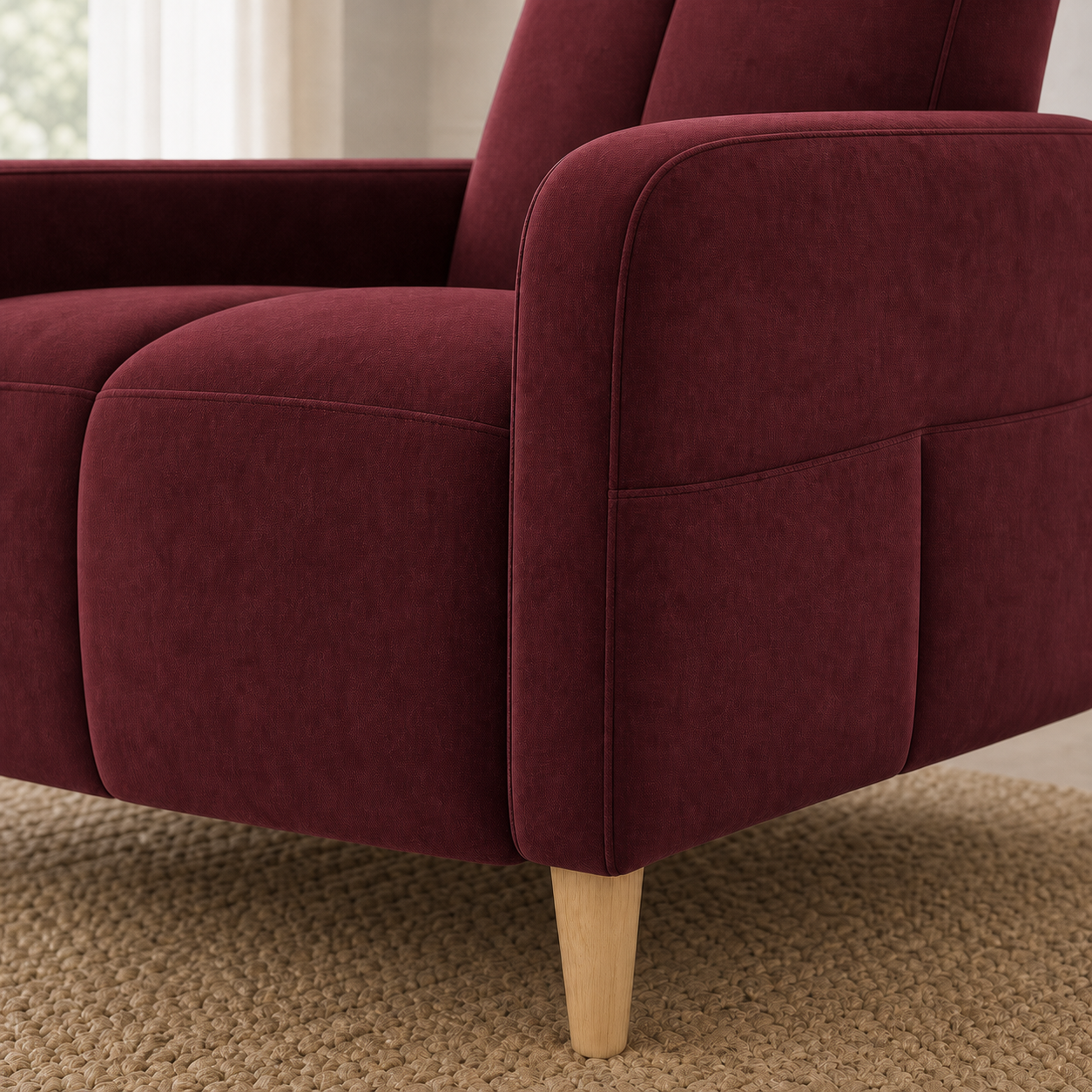 fable-3-2-1-sofa-set 1 seater red wine 02 detail