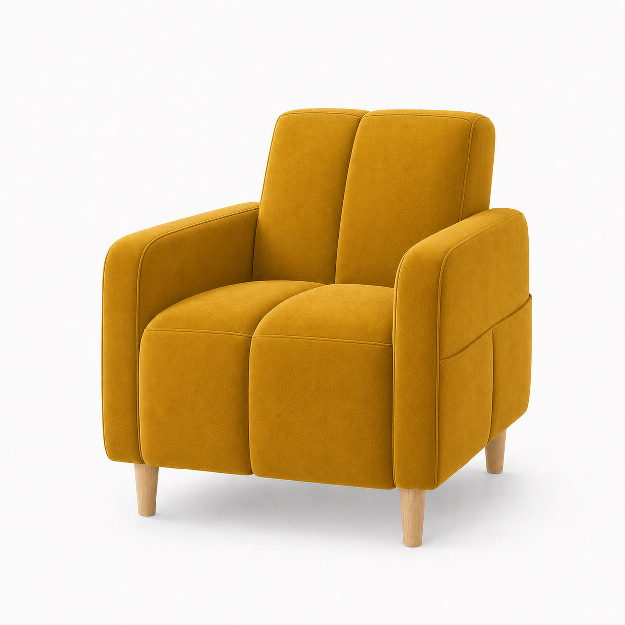 fable-3-2-1-sofa-set 1 seater yellow 03 studio