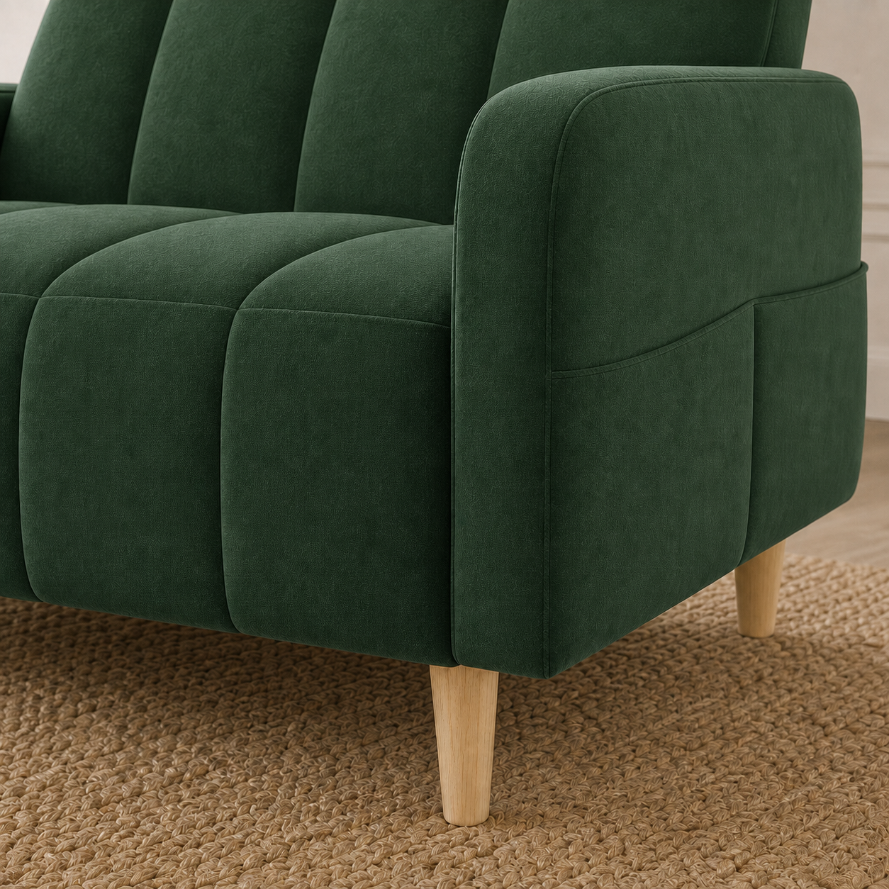 fable-3-2-1-sofa-set 2 seater green 02 detail