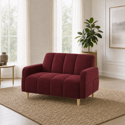 fable-3-2-1-sofa-set 2 seater red wine 01 room