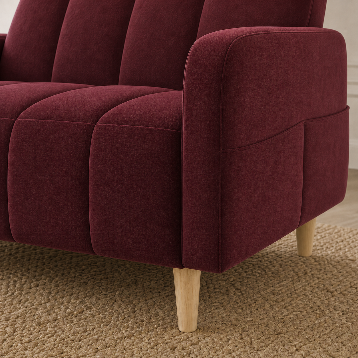 fable-3-2-1-sofa-set 2 seater red wine 02 detail