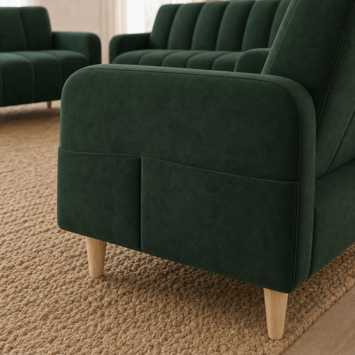 fable-3-2-1-sofa-set 3+2+1 full set green 02 detail