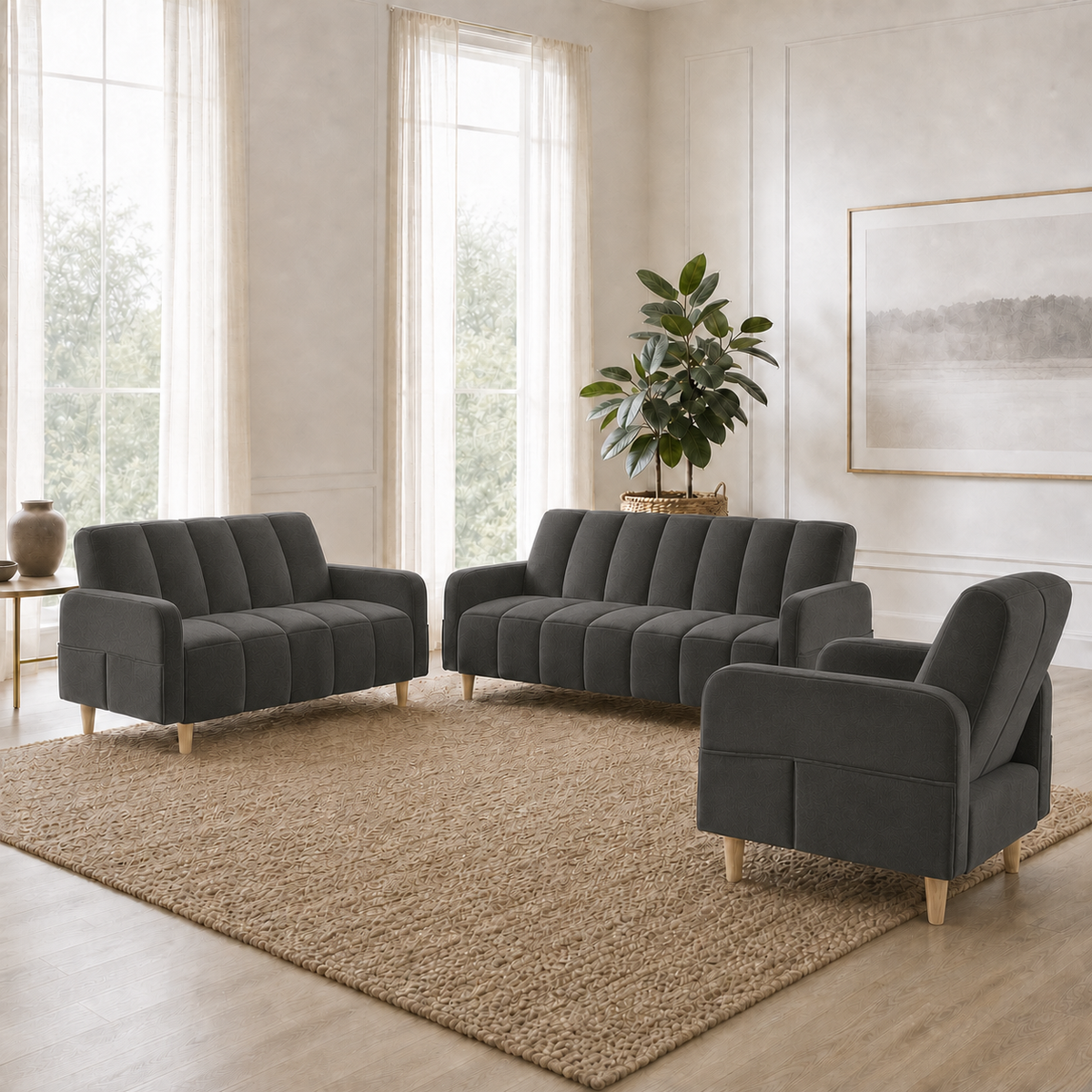 fable-3-2-1-sofa-set 3+2+1 full set grey 01 room