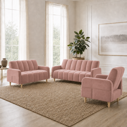 fable-3-2-1-sofa-set 3+2+1 full set pink 01 room