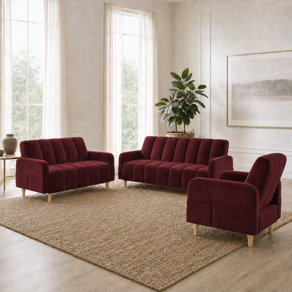 fable-3-2-1-sofa-set 3+2+1 full set red wine 01 room