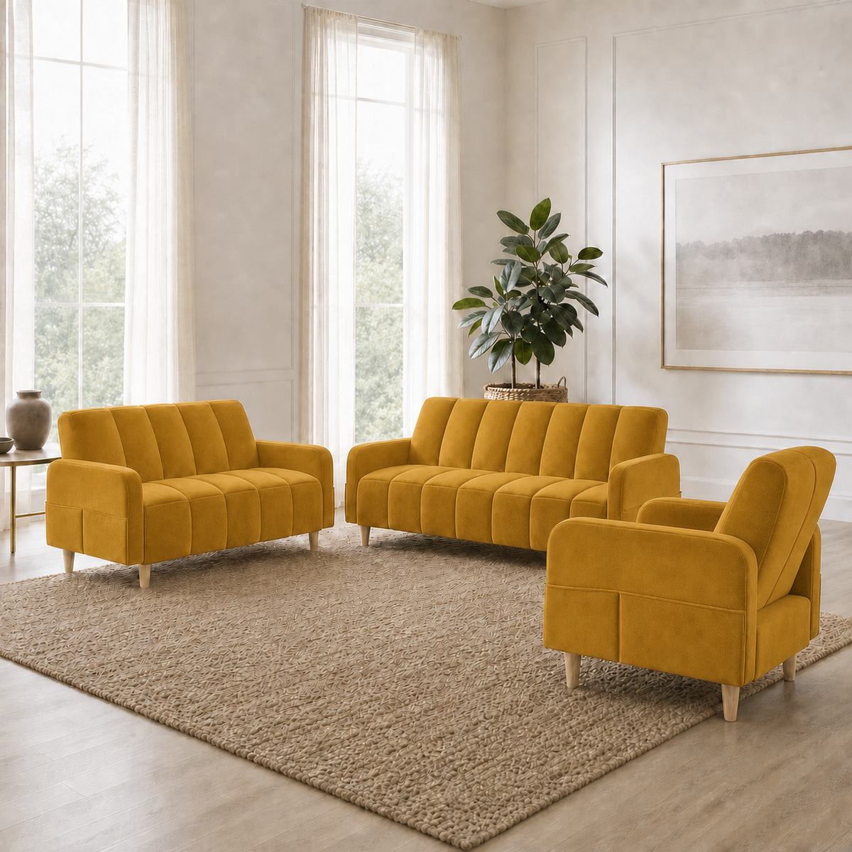 fable-3-2-1-sofa-set 3+2+1 full set yellow 01 room