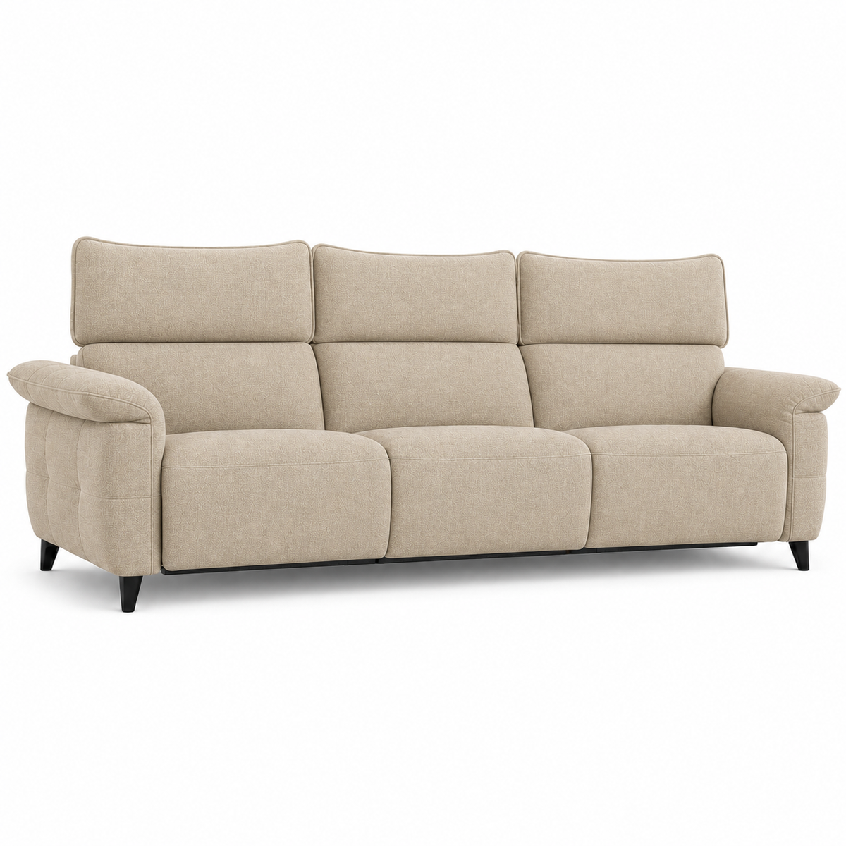 Fauna Recliner 3 seater beige 02 white