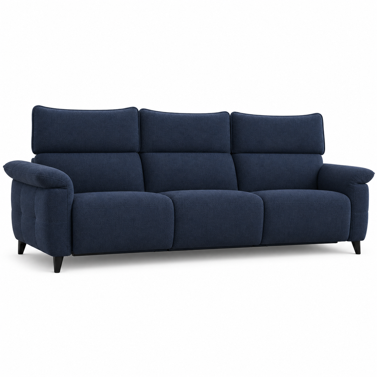 Fauna Recliner 3 seater blue 02 white