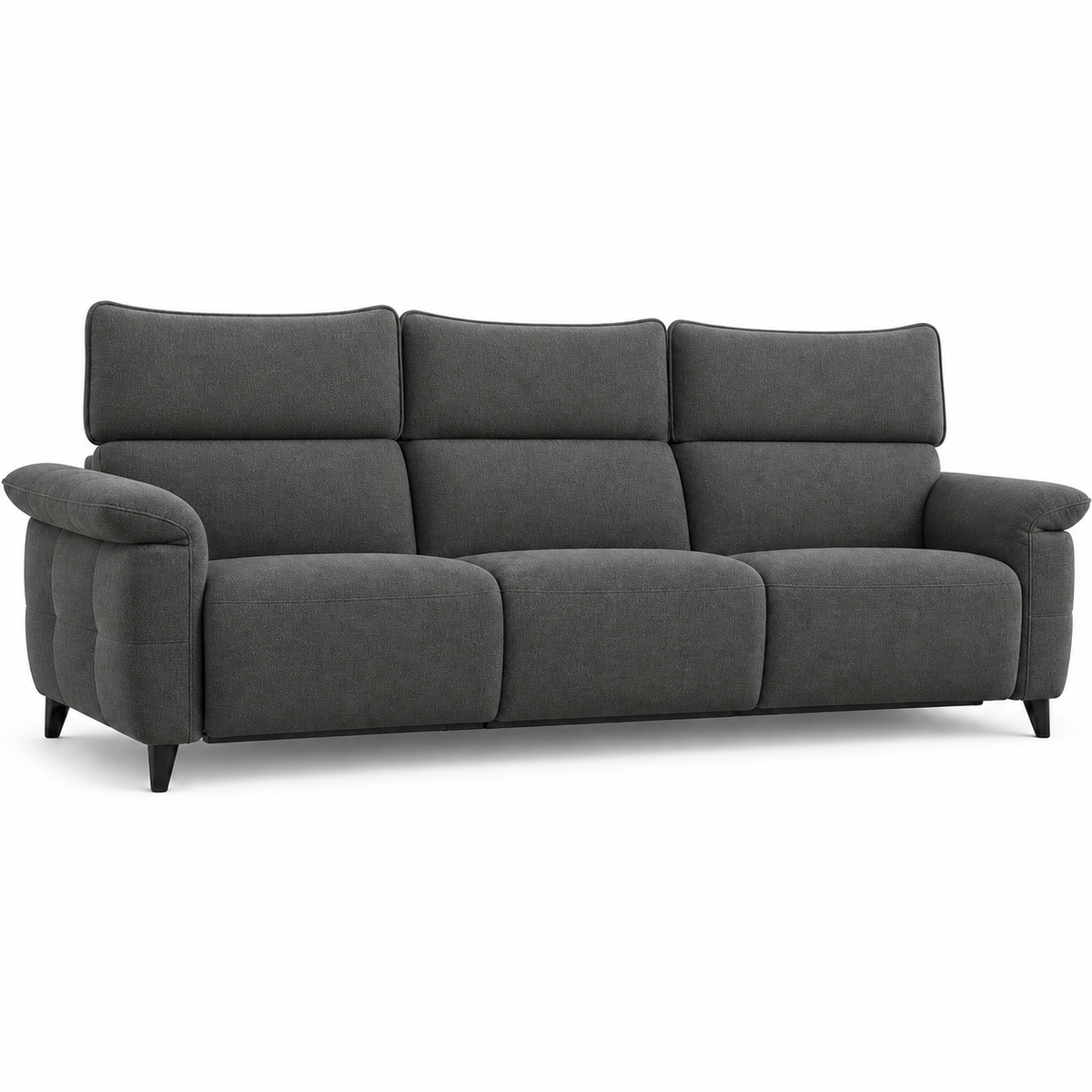 Fauna Recliner 3 seater grey 02 white