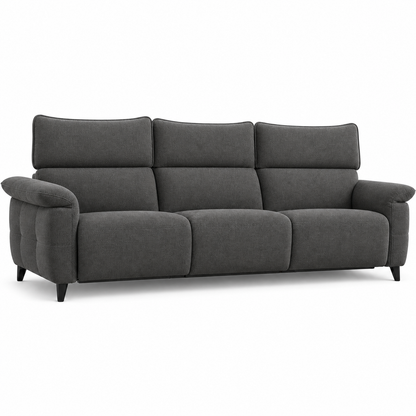 Fauna Recliner 3 seater grey 02 white