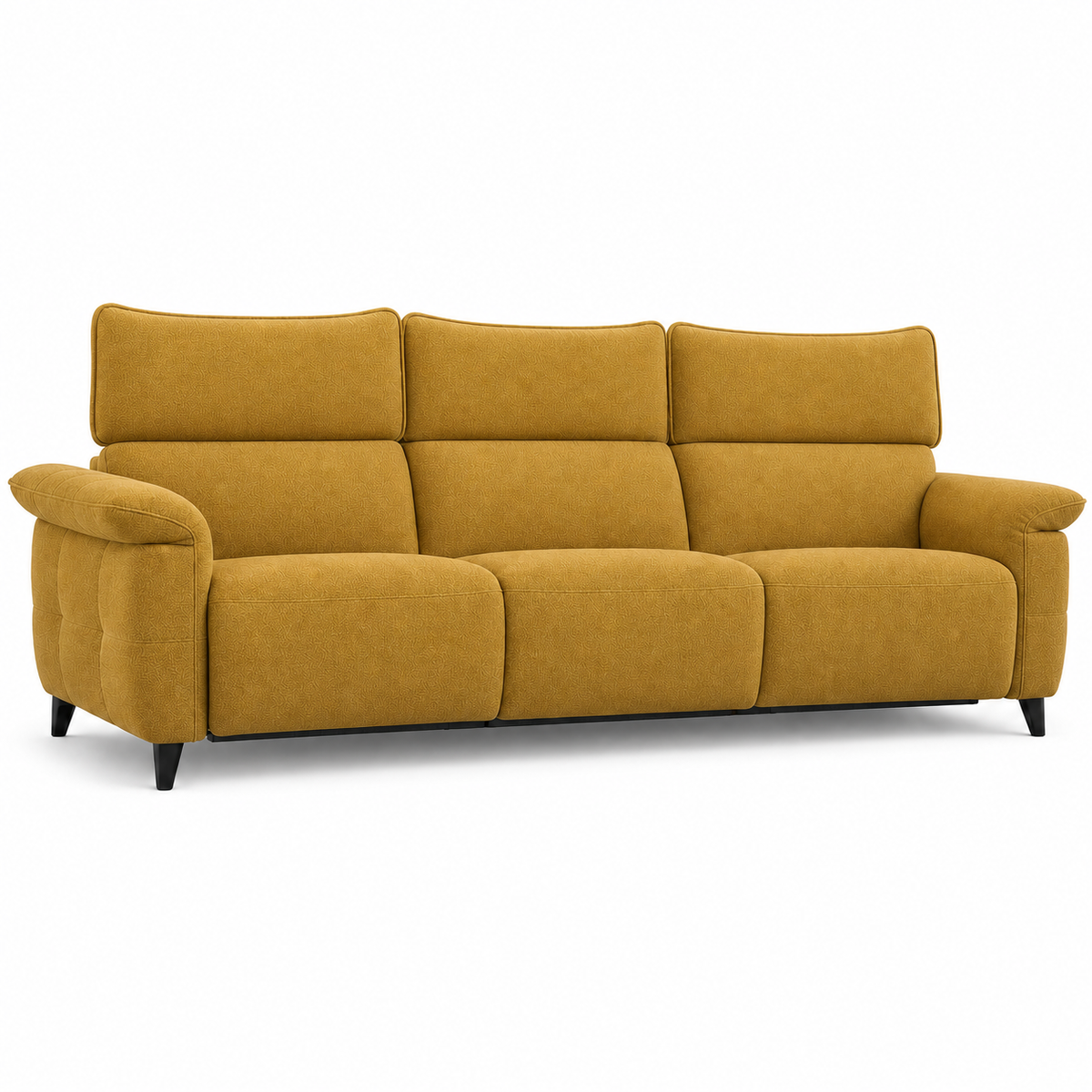Fauna Recliner 3 seater yellow 02 white