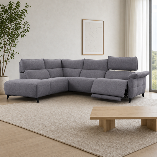 Fauna Recliner complete configuration in an editorial living room