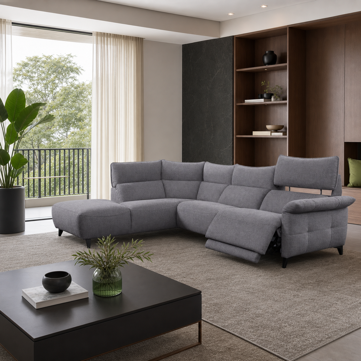 Fauna Recliner complete configuration from an alternate angle