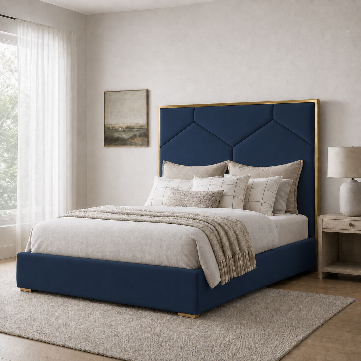 Faye - Bed Blue lifestyle view