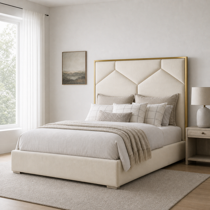 Faye - Bed, complete straight-on bed view