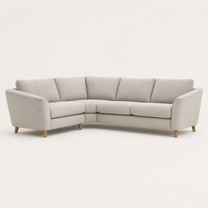 Flair - L shape sectional sofa, complete sectional sofa studio view