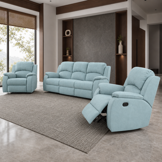 Flourish Recliner complete configuration from an alternate angle