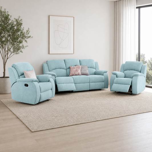 Flourish Recliner complete configuration from an alternate angle
