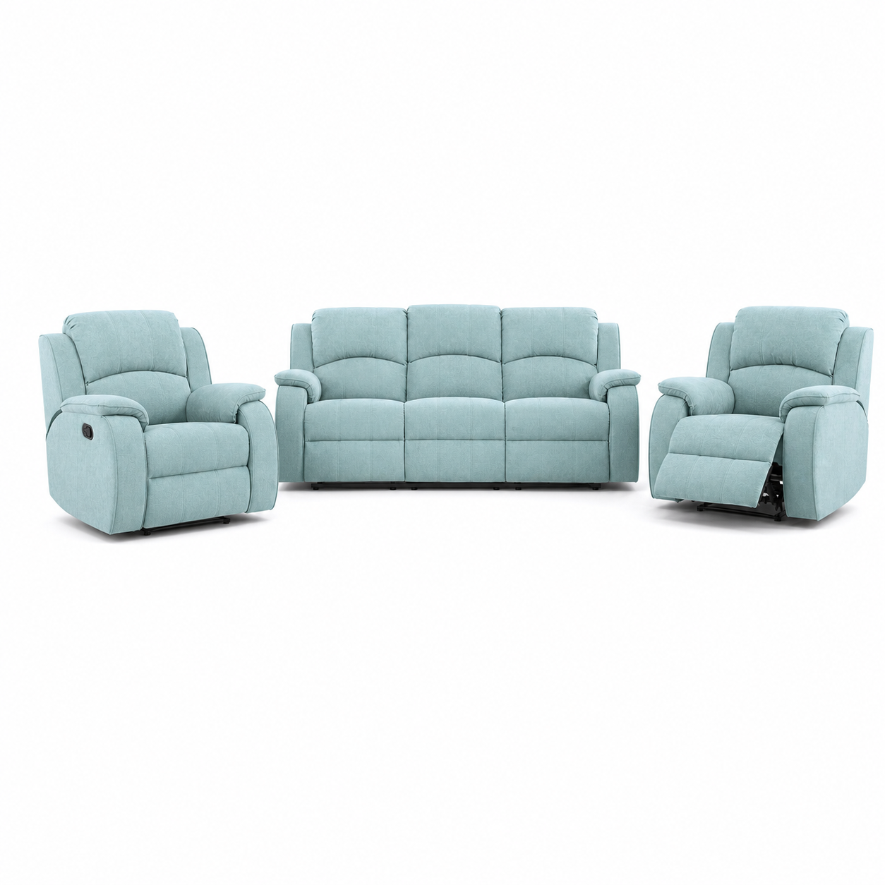 Flourish Recliner complete configuration on a white background